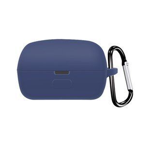 Силиконовый чехол с карабином для Sony LinkBuds WFL900 синий 89643 фото