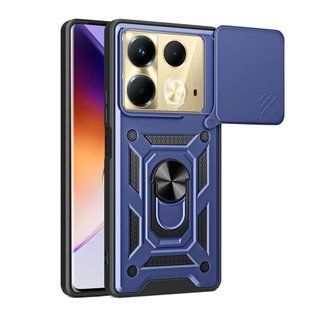 PC + TPU чехол Camshield Armor для Infinix Note 40 / синий 097084 фото