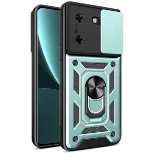 PC + TPU чохол Camshield armor для Tecno Pova 5 / зелений 094593 фото