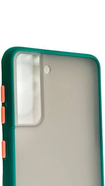 TPU чехол накладка Matte Color Case для Samsung Galaxy S21 Plus темно-зеленый 092199 фото