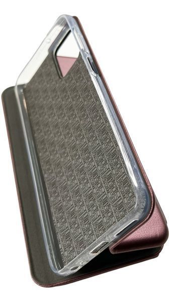 Чохол книжка Elegant book для Motorola G32 / бордовий 087216 фото