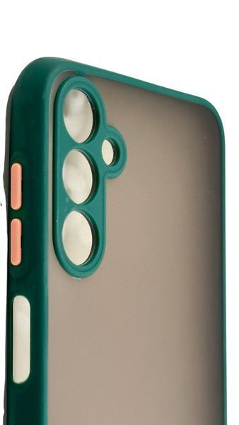 TPU чехол накладка Matte Color Case для Samsung Galaxy M54 темно-зеленый 092299 фото