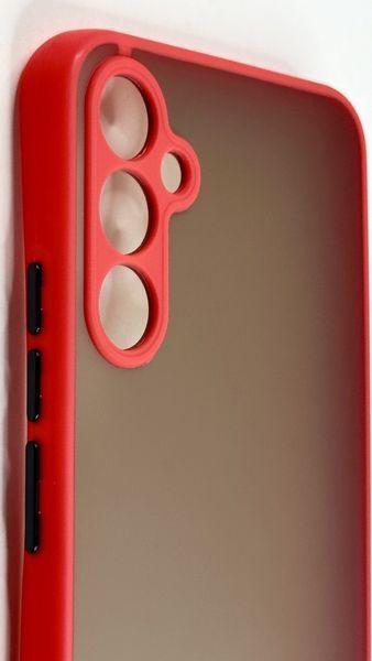 TPU чохол накладка Matte Color Case для Samsung Galaxy A54 червоний 092449 фото
