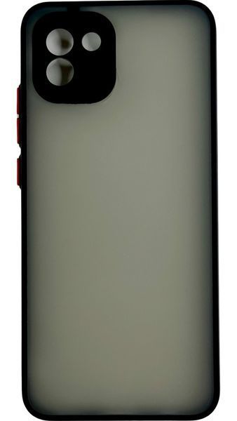 TPU чохол накладка Matte Color Case для Samsung Galaxy A03 чорний 092599 фото