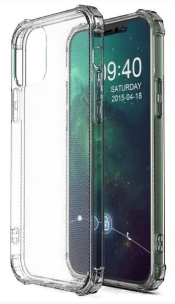 Чохол накладка WXD для iPhone 12 mini (відкрита камера) / прозорий 087018 фото