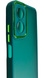 TPU чохол Luxury Metal Lens на Oppo A17 зелений 088438 фото 4