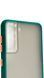 TPU чехол накладка Matte Color Case для Samsung Galaxy S21 Plus темно-зеленый 092199 фото 3