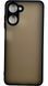 TPU чохол накладка Matte Color Case для Realme 10 4G чорний 92649 фото 3