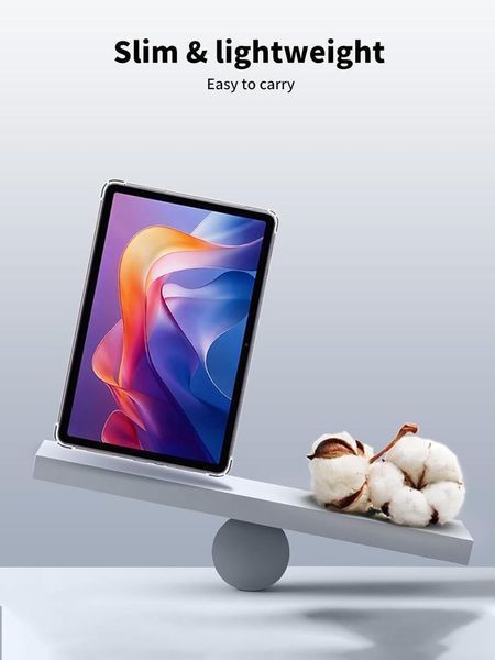 Протиударний силіконовий чохол WXD на планшет Xiaomi Redmi Pad 2 (11") / прозорий 099988 фото