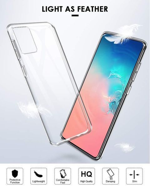 Ультратонкий чехол для Samsung Galaxy S20 прозрачный 080768 фото