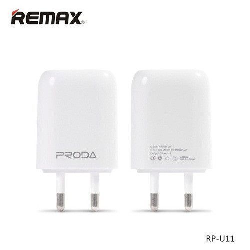 Мережеве ЗУ Proda RP-U11 (USB, 1A) 50934 фото