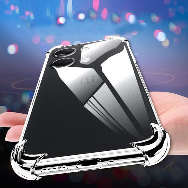 Чехол WXD силиконовый противоударный для OnePlus Ace 2V / прозрачный 089743 фото