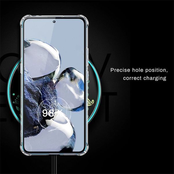 Чехол WXD силиконовый противоударный для OnePlus Ace 2V / прозрачный 089743 фото