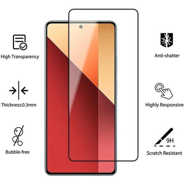 Защитное стекло для Infinix Note 40 Pro (X6850) / черное 200715 фото
