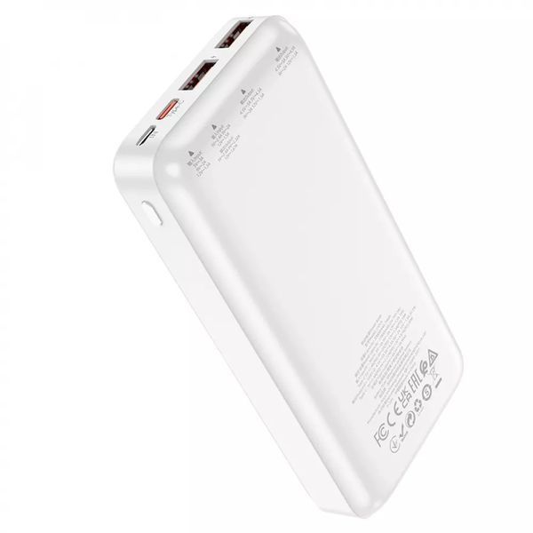Повербанк Power Bank Hoco J101A Astute 22.5 W 20000 mAh 2xUSB/Type-C білий 093229 фото