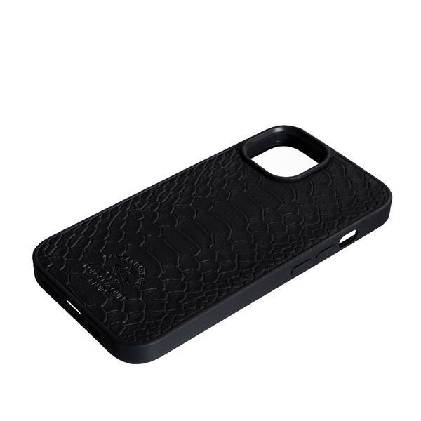 Чохол силіконовий Santa Barbara Snake для iPhone 15 чорний 092549 фото