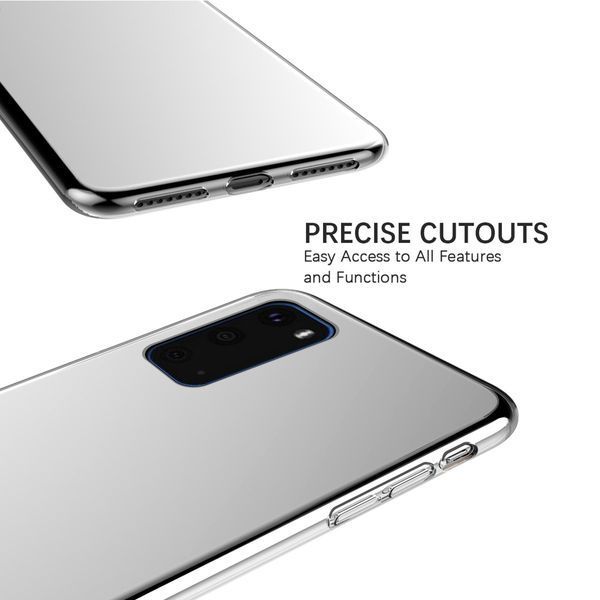 Ультратонкий чехол для Samsung Galaxy S20 прозрачный 080768 фото
