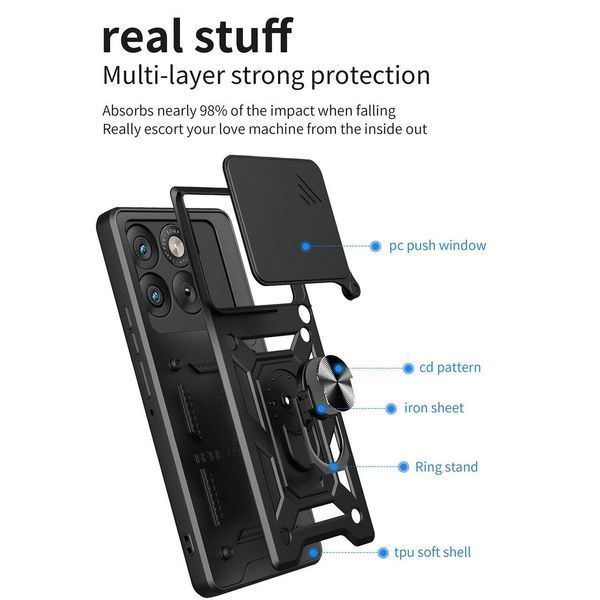 PC + TPU чехол Camshield Armor для Motorola Edge 70 / светло-зеленый 100970 фото