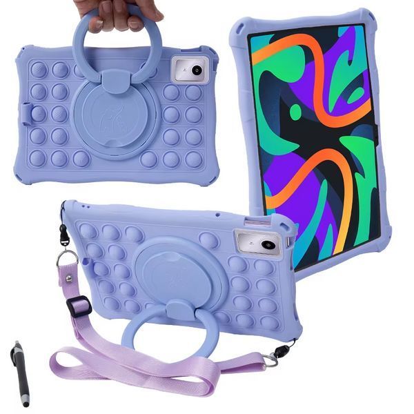 Чехол Pop it case на планшет Lenovo Tab K11 2024 (11") / purple 098396 фото