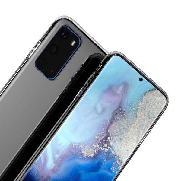 Ультратонкий чехол для Samsung Galaxy S20 прозрачный 080768 фото