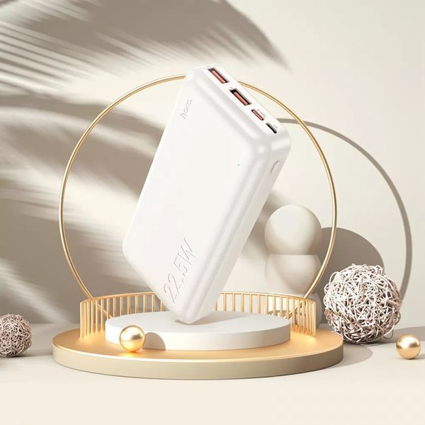 Повербанк Power Bank Hoco J101A Astute 22.5 W 20000 mAh 2xUSB/Type-C білий 093229 фото