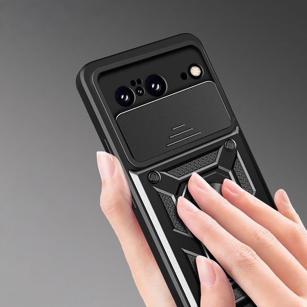 PC + TPU чохол Camshield armor для Google Pixel 8 / зелений 094606 фото