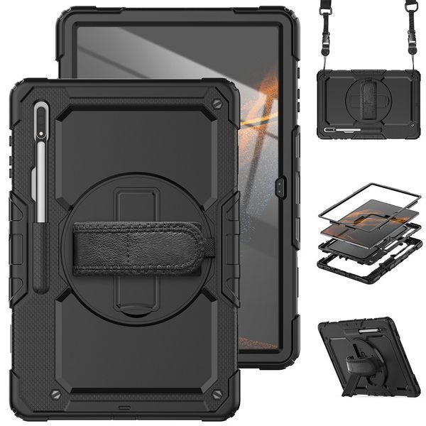 Чохол Carbon Armor Cover Tablet на Samsung Galaxy Tab S8 Plus / S7 FE 12.4 чорний 089942 фото