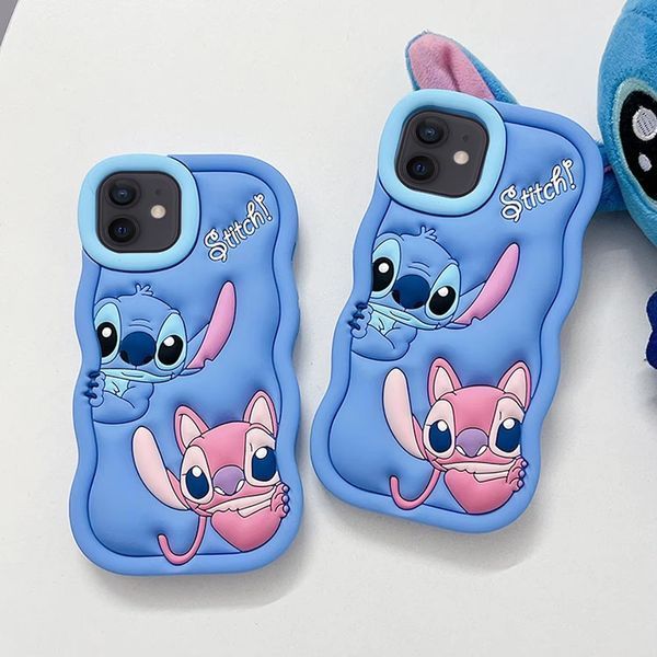 Чохол гумовий Lilo & Stitch case на iPhone 11 / блакитний 098104 фото