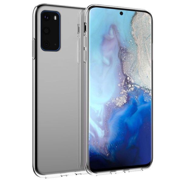 Ультратонкий чехол для Samsung Galaxy S20 прозрачный 080768 фото