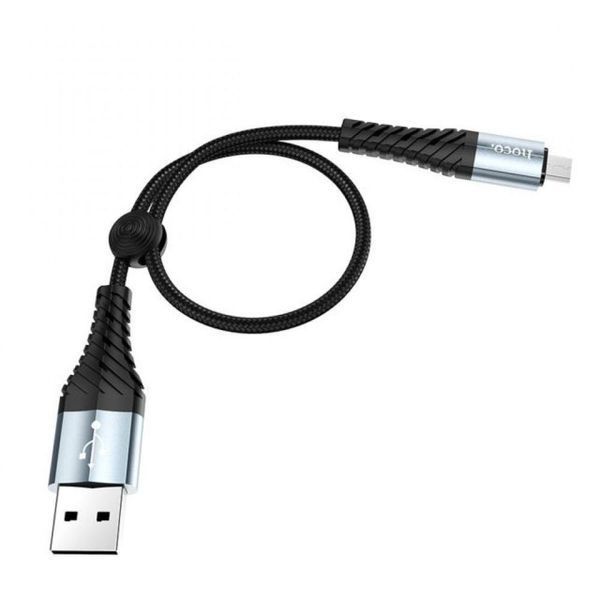 USB кабель Hoco X38 Cool Micro USB Cable (0.25m) 80607 фото