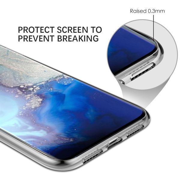 Ультратонкий чехол для Samsung Galaxy S20 прозрачный 080768 фото