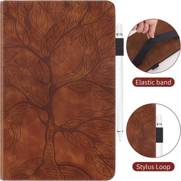 Чохол-книжка Wood book для Lenovo Tab M11 (11") / коричневий 095643 фото