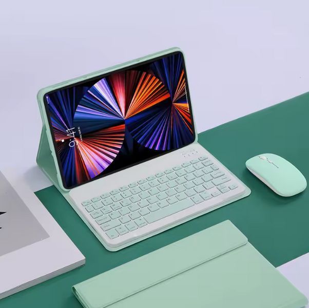 Чохол клавіатура Smart Horse на планшет Xiaomi Redmi Pad SE (11") / мишка в комплекті / (бірюзовий) 202457 фото