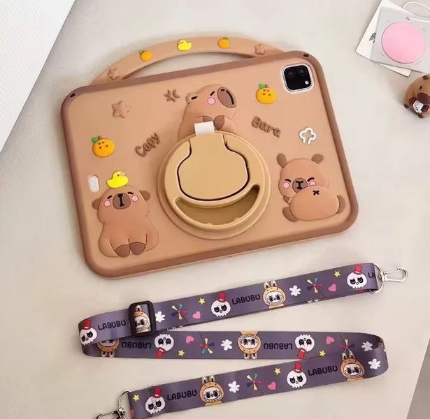 Чехол Happy Case на планшет Apple iPad Air 4 10.9" (2020) / CapyBara (с ремешком) 099290 фото
