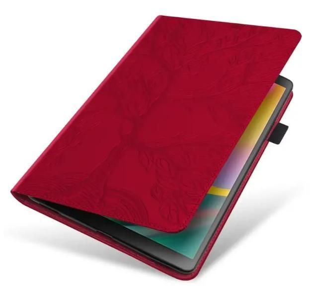 Чохол книжка Wood Book на планшет Xiaomi Redmi Pad 2 Pro (12.1") / червоний 100837 фото