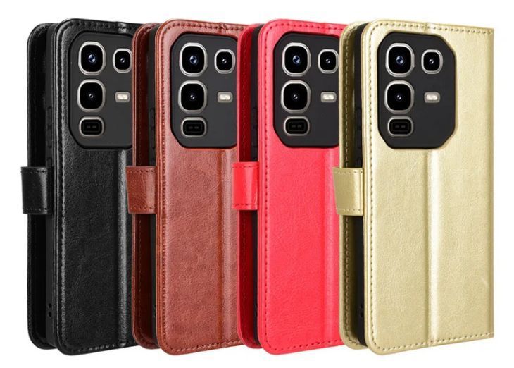 Чехол книжка Book case для Infinix Note 50 Pro Plus (5G) / коричневый 099469 фото