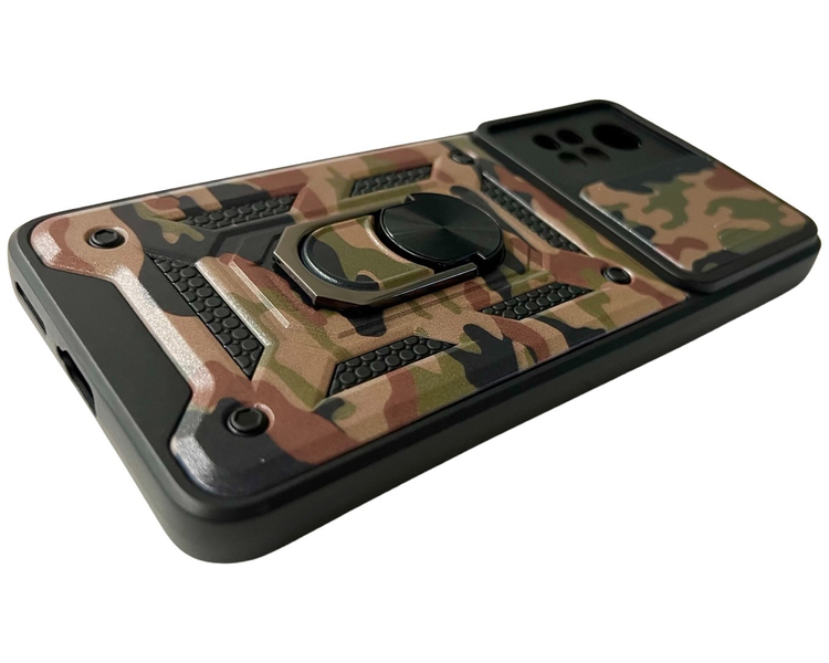 PC + TPU чохол Camo на Poco X4 Pro 5G (на подо х4 про) коричневий 086218 фото