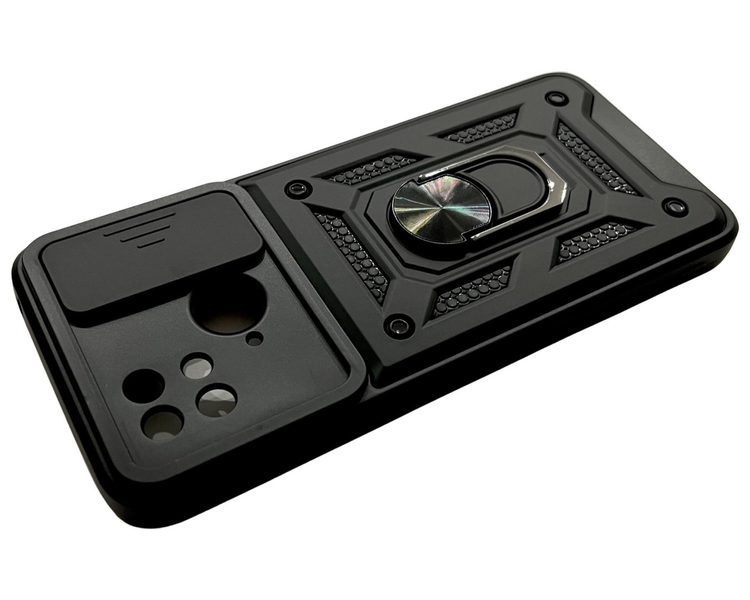 PC + TPU чохол Camshield armor на Xiaomi Redmi 10C / чорний 086019 фото