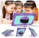 PC + TPU чохол Carbon Armor Tablet на планшет Samsung Galaxy Tab A9 (8.7") / фіолетовий 200894 фото 5