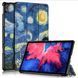 Кожаный чехол книжка Crazy Horse для Lenovo Tab P11 Plus звездная ночь 093919 фото 1