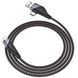 USB кабель HOCO U95 Freeway Lightning to Type-C (3A, 20W, 1.2M) чорний 84980 фото 2