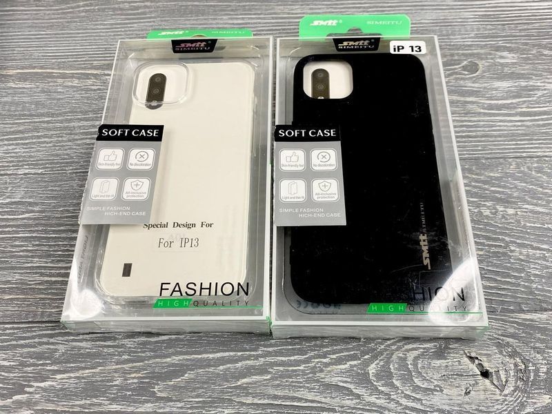 TPU чохол Smitt накладка бампер для iPhone 13 (айфон 13) (2 кольори) 084257 фото