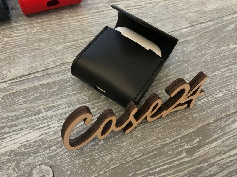 Шкіряний чохол для AirPods (3 кольори) 015775 фото