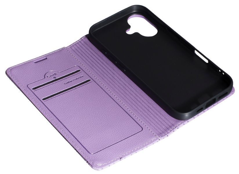 Чохол книжка Deluxe на Apple iPhone 17 / фіолетовий 204223 фото