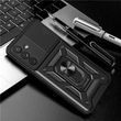 PC + TPU чехол Armor Camshield для Samsung Galaxy A05s / черный