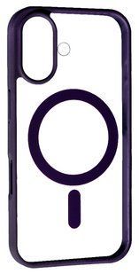 Чохол TPU+PC Color з підтримкою Magsafe для Apple iPhone 16 / purple 200819 фото