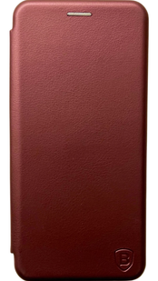 Шкіряний чохол-книжка Elegant book на Samsung Galaxy A23 (сасунг а23) бордовий 086366 фото