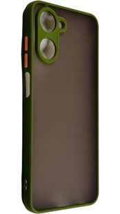 TPU чехол накладка Matte Color Case для Realme 10 4G светло-зеленый 92650 фото