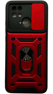 PC + TPU чехол Camshield armor на Xiaomi Redmi 10C / красный 086020 фото