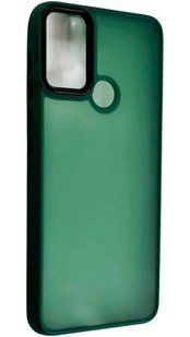TPU чохол Matte Color для Motorola E40 зелений 86029 фото